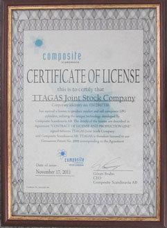 Certificate Of License